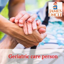 Aya, Geriatric care person, Attendant Mr. Debdas Mondal in Dhosa